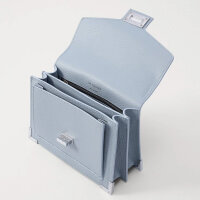 The Kooples Emily Small Handbag, Leather, Blue, 16x20x8cm, compact, elegant design, shoulder strap