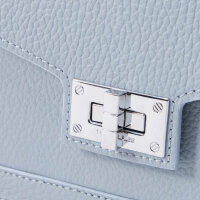 The Kooples Emily Small Handbag, Leather, Blue, 16x20x8cm, compact, elegant design, shoulder strap