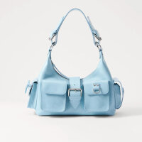 The Kooples Amelia Handtasche, Leder, hellblau,...