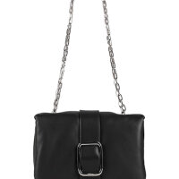 ba&sh Schultertasche Damen, Leder, Schwarz,...