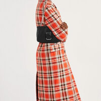 ba&sh womens shoulder bag, leather, black, 60x23x7cm, elegant design, spacious, adjustable strap