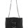 ba&sh womens shoulder bag, leather, black, 60x23x7cm, elegant design, spacious, adjustable strap