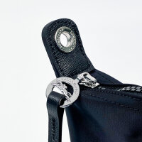 Longchamp Le Pliage Neo S, Handtasche, faltbar, schwarz, Reißverschluss, kurze Henkel, abnehmbarer Schulterriemen