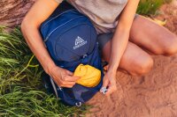 Gregory Juno 24 hiking backpack, green, padded, with hip belt, lightweight daypack for women, ventilated carrying system