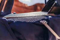 Gregory Juno 24 hiking backpack, green, padded, with hip belt, lightweight daypack for women, ventilated carrying system