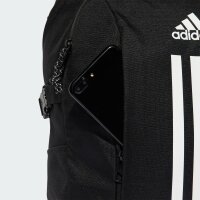Adidas Power VII Backpack Unisex, black/white, 40510044, spacious, padded shoulder straps, robust, versatile