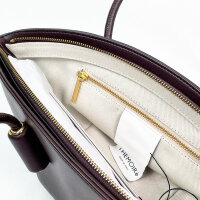 Themoire Olimpia handbag, Bordeaux red, polyester/faux...