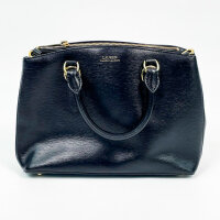 Ralph Lauren handbag, leather, black and gold, used,...