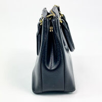 Ralph Lauren handbag, leather, black and gold, used,...