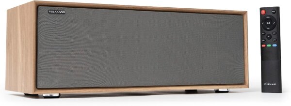 VULKKANO T50 ARC Active Speaker 50W, 4" Dual Tube Woofer, HDMI ARC, Bluetooth 5.0, versatile for TV, table & shelf