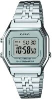 Casio Damen Retro Uhr LA680WEA-7EF, silber,...