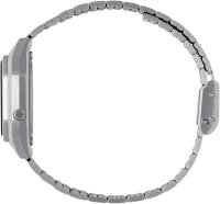 Casio Womens Retro Watch LA680WEA-7EF, silver, digital display, stainless steel bracelet, waterproof, stopwatch, alarm