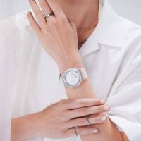 Casio GMA-S2100SK-7AER womens watch, silver/white, sporty, analog-digital, shock-resistant, resin strap, waterproof