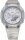 Casio GMA-S2100SK-7AER womens watch, silver/white, sporty, analog-digital, shock-resistant, resin strap, waterproof