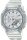 Casio GMA-S2100SK-7AER womens watch, silver/white, sporty, analog-digital, shock-resistant, resin strap, waterproof