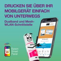 Epson EcoTank ET-2956, A4 multifunction printer, white, ink tank, Wi-Fi, AirPrint, duplex printing, scanning, copying, up to 3 years of ink