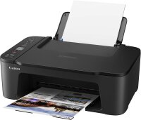Canon PIXMA TS3450 Gebraucht Tintenstrahl-Multifunktionsdrucker, Schwarz, mit US-Kabel, sichtbare Kratzer
