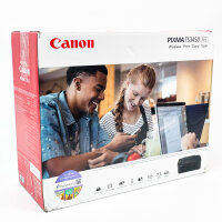 Canon PIXMA TS3450 Gebraucht Tintenstrahl-Multifunktionsdrucker, Schwarz, mit US-Kabel, sichtbare Kratzer