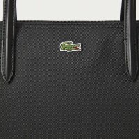 Lacoste L1 Damen Shopper, große Handtasche, schwarz, geräumig, elegantes Design, Logo-Detail, vielseitig einsetzbar