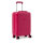 Tous suitcase 2002129225, medium, hard shell, pink, 45.7L, 56x39.5x20.7cm, lightweight, 4 wheels