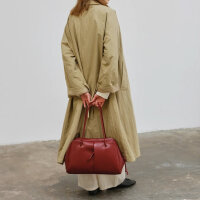 Ölend Brooklyn womens handbag, Cherry Red, 39x24x18cm, fashionable, spacious, robust, ideal for everyday use and leisure