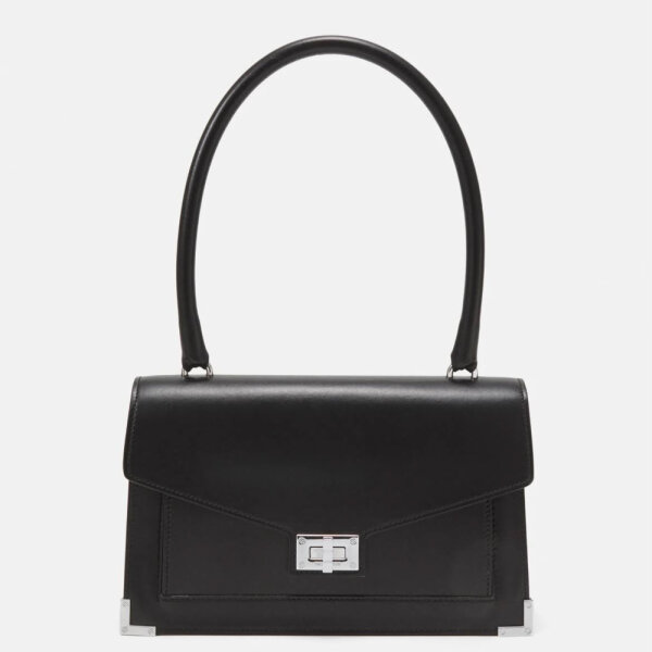 The Kooples Handtasche, Schwarz, 18x27,5x7cm, elegantes Design, kompakt, ideal für Alltag und Events