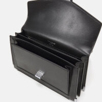 The Kooples Handtasche, Schwarz, 18x27,5x7cm, elegantes Design, kompakt, ideal für Alltag und Events