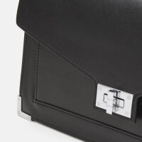 The Kooples Handtasche, Schwarz, 18x27,5x7cm, elegantes Design, kompakt, ideal für Alltag und Events