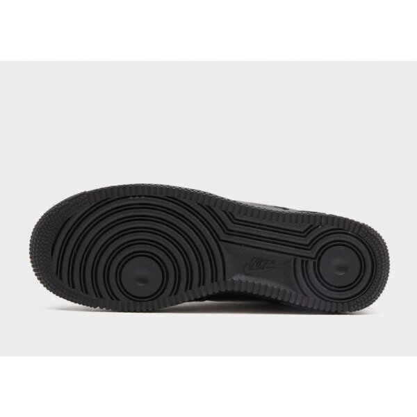 Nike Air Force 1 07 LV8, Sneaker, Gr. 42, Schwarz/Wolf, Leder, klassische Sohle, sportlich, markantes Design