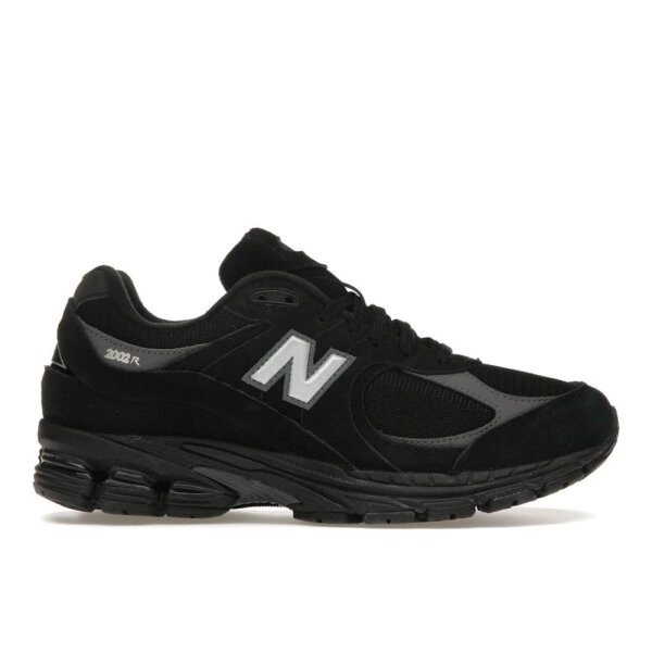 New Balance 2002R, Sneaker, Schwarz/Silber, Gr. 39 ½, sportlich, bequeme Dämpfung, moderner Retro-Look