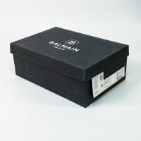 BALMAIN Sneaker EUR 42, Herrenschuh, Schwarz-Weiß, Logo-Print, sportlich, Schnürung, markanter Look