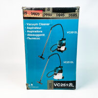 Makita VC2512L Nass-Trockensauger, 25L Behälter, Staubklasse L, robust, für Baustelle & Werkstatt