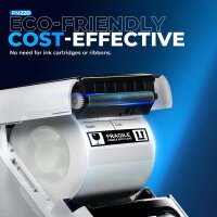 Nelko Etikettendrucker PM220, 2 Zoll, Bluetooth, Thermo, selbstklebend, kompatibel iOS/Android, Einzelhandel, weiß