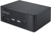 StarTech 2-Port KVM Switch, Dual DisplayPort 1.4,...