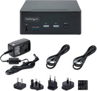 StarTech 2-Port KVM Switch, Dual DisplayPort 1.4, 8K/60Hz, 4K/144Hz, 2x USB 3.2, KVM Umschalter für 2 Monitore