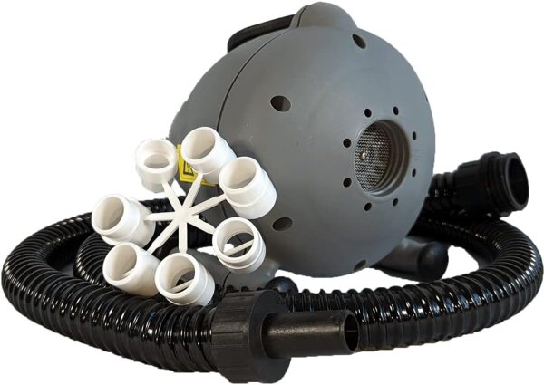 Bravo OV10, Elektrische Luftpumpe, 230V, 1700 l/min, 1000W, leistungsstark, vielseitig, ideal für Boote & Pools