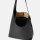Tory Burch Romy Hobo 170964, Damen Handtasche, Schwarz, 37x30x12,5cm, weiches Leder, Schulterriemen, Logo-Detail