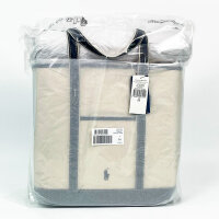Ralph Lauren Shopper-Tasche mittel, Ecru/Navy, 35,6x49,5x14cm, geräumig, Henkel, elegantes Design