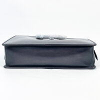 Berluti Mens Leather Briefcase, Black, Elegant Business Bag, Sophisticated Design, High-Quality Craftsmanship, Spacious