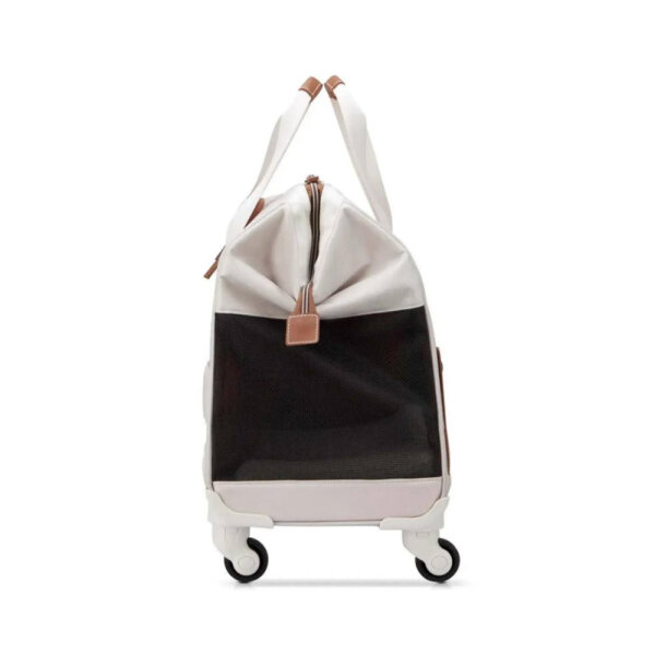 Delsey Chatelet Air 2.0 Pet Trolley Suitcase, 42L, 45x44x27cm, Angora, comfortable, robust, lightweight, with wheels