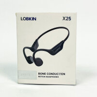 LOBKIN X25 Bone Conduction Bluetooth Headphones, Open-Ear, Waterproof, Sweatproof, Wireless, Ideal for Sports & Outdoors