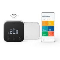 Tado Wireless Smart Thermostat X Starter Kit, wireless receiver & temperature sensor, intelligent heating control