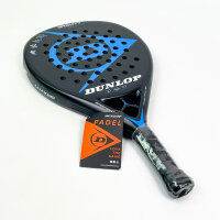 Dunlop Gravity 626016 Padelschläger, schwarz/blau, leicht, ausgewogen, Power & Kontrolle, komfortabler Griff