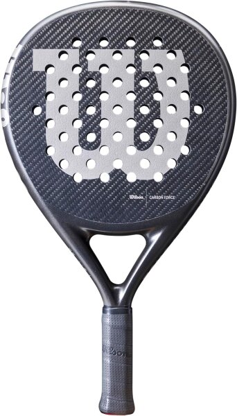 Wilson Carbon Force LT Padel Racket, Carbon Fiber, 4-1/4" Handle, Model WR134411U2, Lightweight & Precise