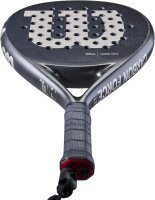 Wilson Carbon Force LT Padel Racket, Carbon Fiber, 4-1/4" Handle, Model WR134411U2, Lightweight & Precise