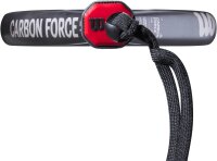 Wilson Carbon Force LT Padel Racket, Carbon Fiber, 4-1/4" Handle, Model WR134411U2, Lightweight & Precise