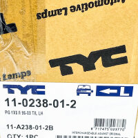 TYC Rückleuchte 11-0238-01-2 für Peugeot 106 II, links, ohne Lampenträger, Ersatzteil für Heckbeleuchtung