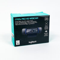 Logitech C920s HD Pro Webcam, 1080p, Autofocus, 78° field of view, USB, cover, PC/Mac, versatile