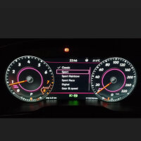 Digitales LCD-Kombiinstrument für VW Golf 7 R-Line/GTI, Passat B8 CC, Tachometer, ohne Schrauben, hochauflösendes Display
