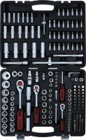 KS Tools 917.0795 Socket Wrench Set 1/4", 3/8", 1/2", 195-piece, comprehensive set for versatile applications